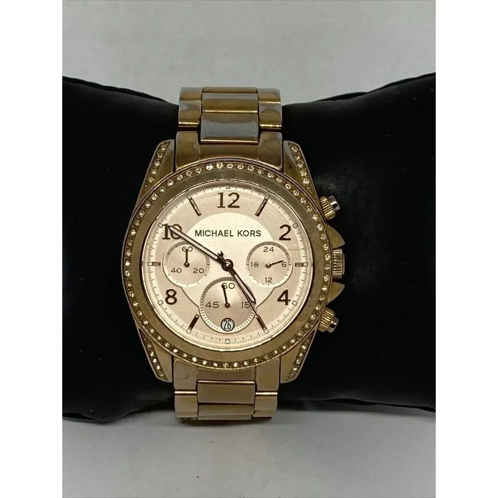 Michael Kors MK5263 Women's Gold Stainless Steel Analog Dial Quartz Watch HK1037